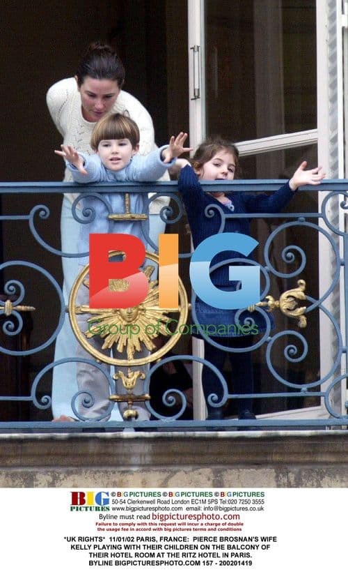 Pierce Brosnan's Family at the Ritz Hotel