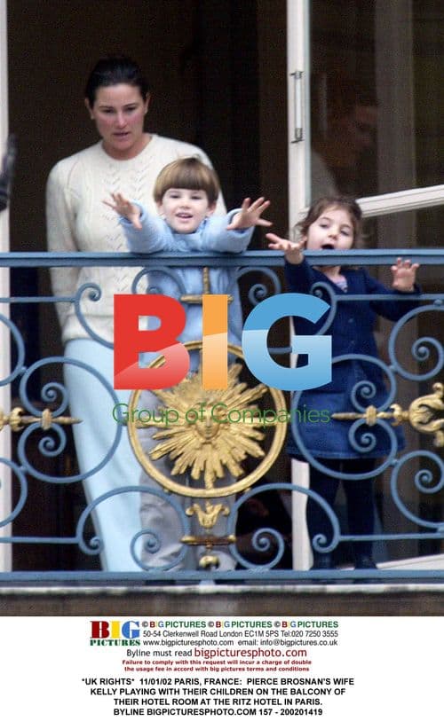 Pierce Brosnan's Family at Ritz Hotel