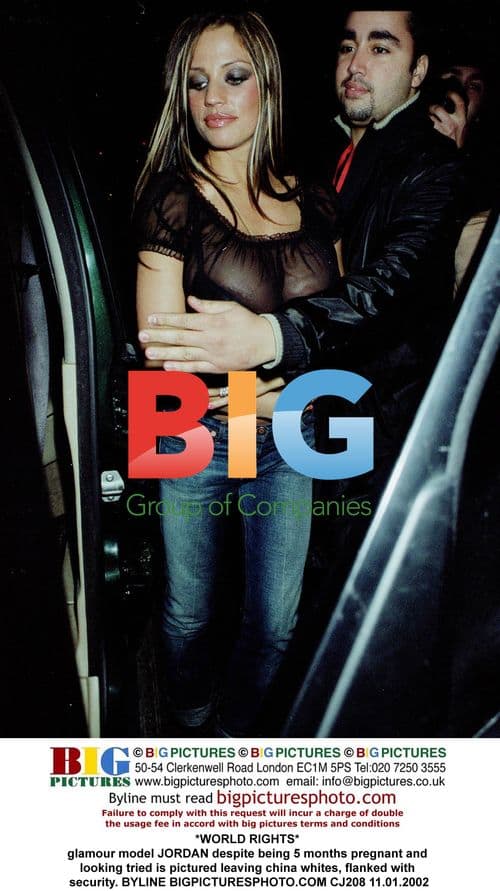 Glamour model JORDAN leaves China Whites