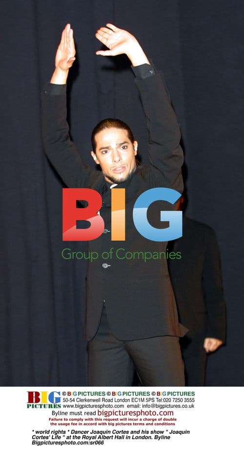 Dancer Joaquin Cortes at Royal Albert Hall