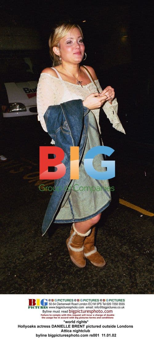 Hollyoaks Actress Danielle Brent Outside Attica