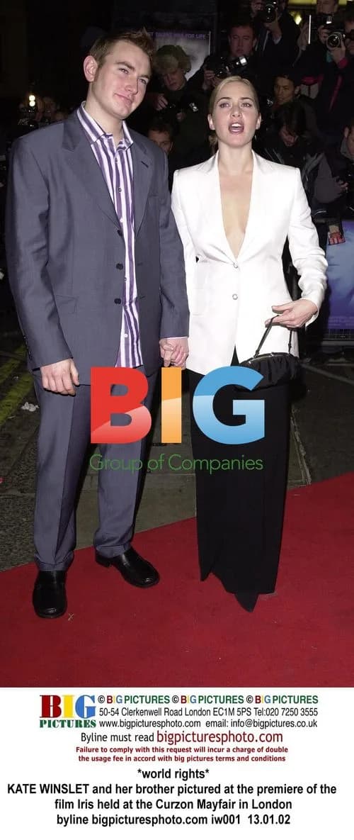 Kate Winslet and Brother at Iris Premiere