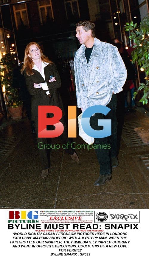 Sarah Ferguson Spotted Shopping in Mayfair