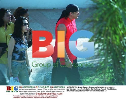 Steven Seagal on vacation in St. Barthelemy