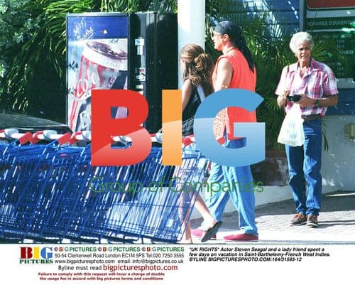 Steven Seagal on vacation in Saint-Barthelemy