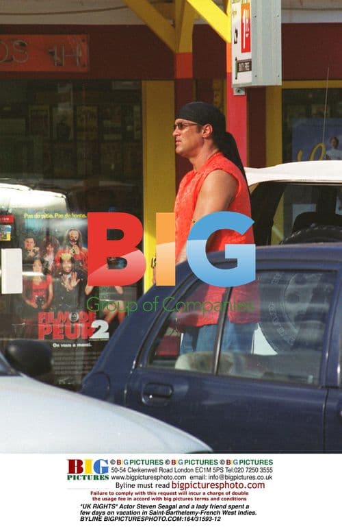 Steven Seagal on vacation in Saint-Barthelemy