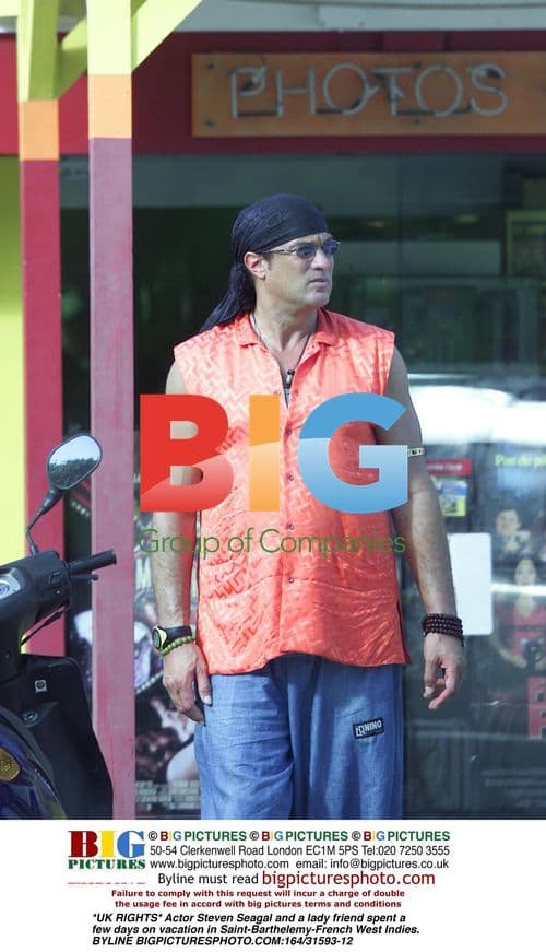 Steven Seagal on vacation in Saint-Barthelemy