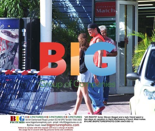 Steven Seagal on vacation in Saint-Barthelemy