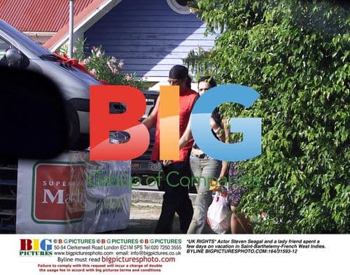 Steven Seagal on vacation in Saint-Barthelemy