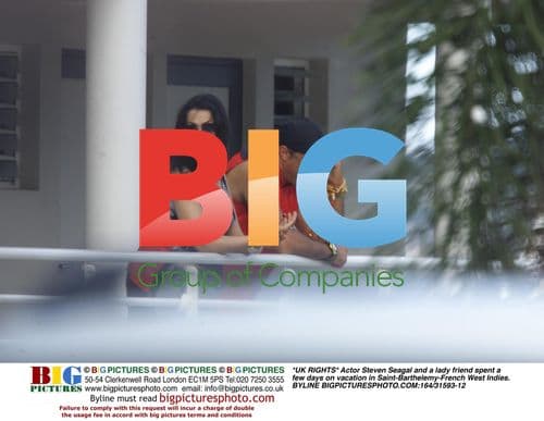 Steven Seagal on vacation in Saint-Barthelemy