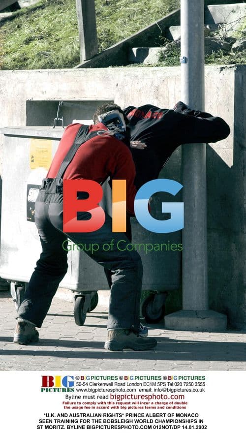 Prince Albert Trains for Bobsleigh Championships