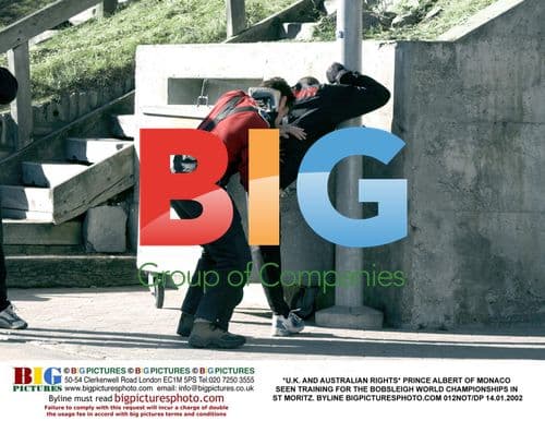 PRINCE ALBERT TRAINS FOR BOBSLEIGH CHAMPIONSHIPS