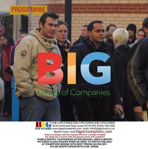 EastEnders' Michael Greco at Chelsea with Ian Kelsey