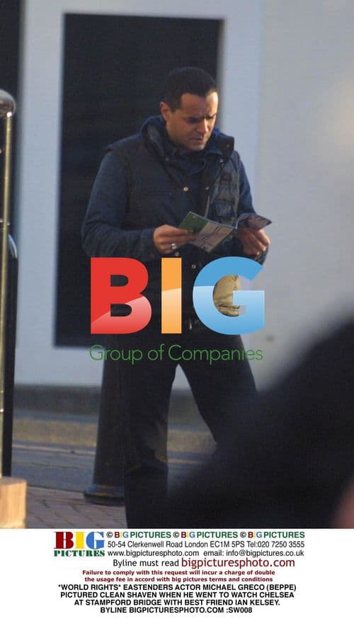 EASTENDERS Actor Michael Greco Watches Chelsea