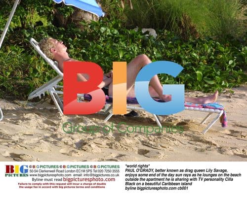 Paul O'Grady as Lily Savage on Caribbean Beach