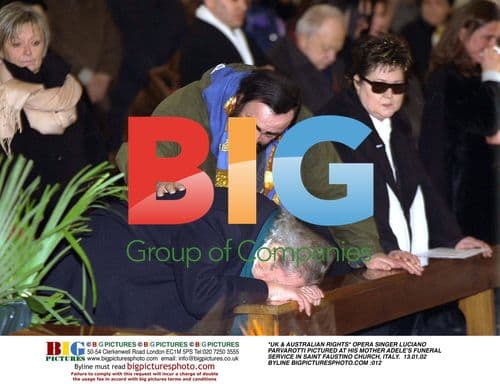 Luciano Parvarotti at Mother's Funeral