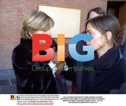 Luciano Parvarotti at Mother's Funeral