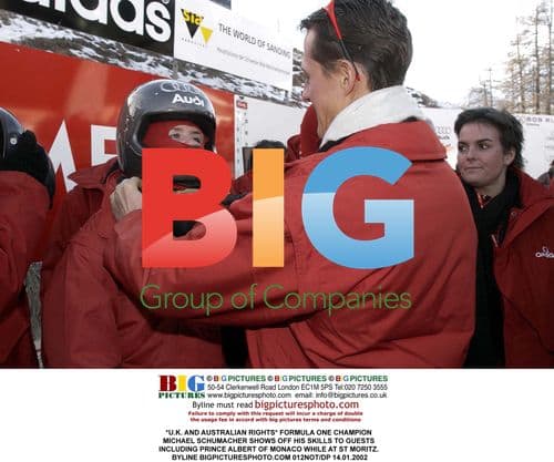 Michael Schumacher Shows Off Skills at St Moritz