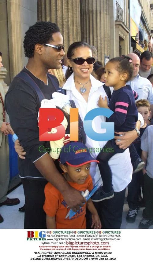 BLAIR UNDERWOOD & family at LA 'Snow Dogs' premiere