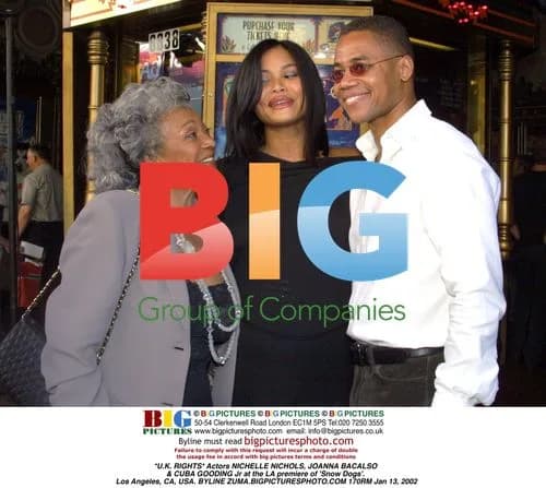 Nichelle Nichols, Joanna Bacalso & Cuba Gooding Jr at LA 'Snow Dogs' Premiere