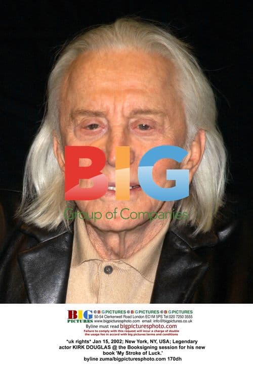 Kirk Douglas at Booksigning