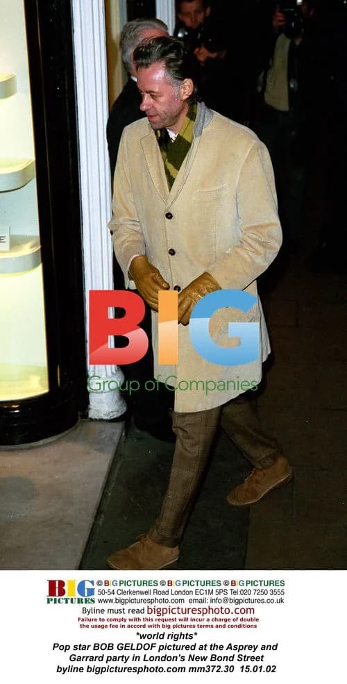 Bob Geldof at Asprey and Garrard Party