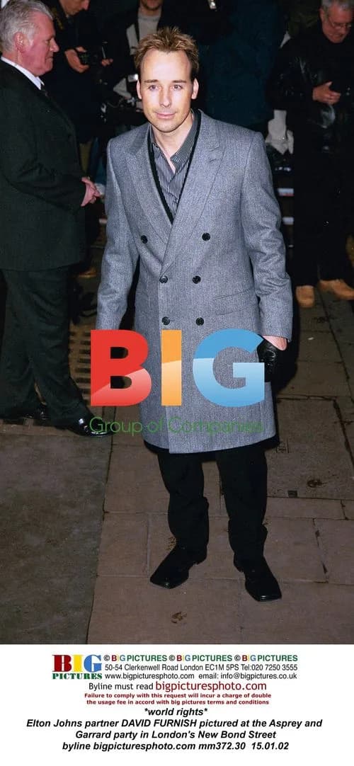 Elton John's Partner David Furnish at Asprey Party