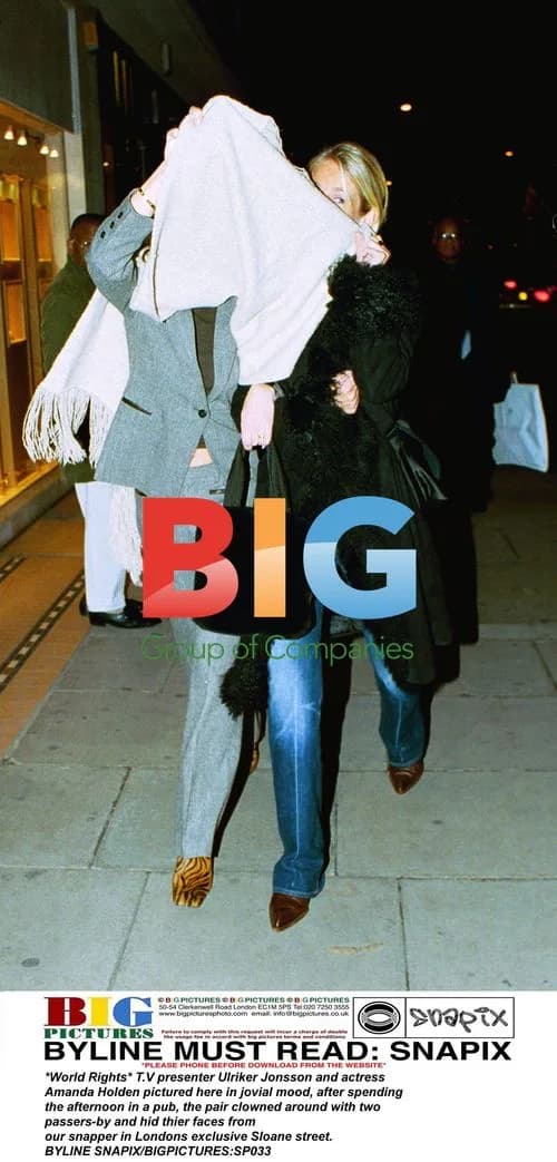 T.V presenter and actress clown around in London