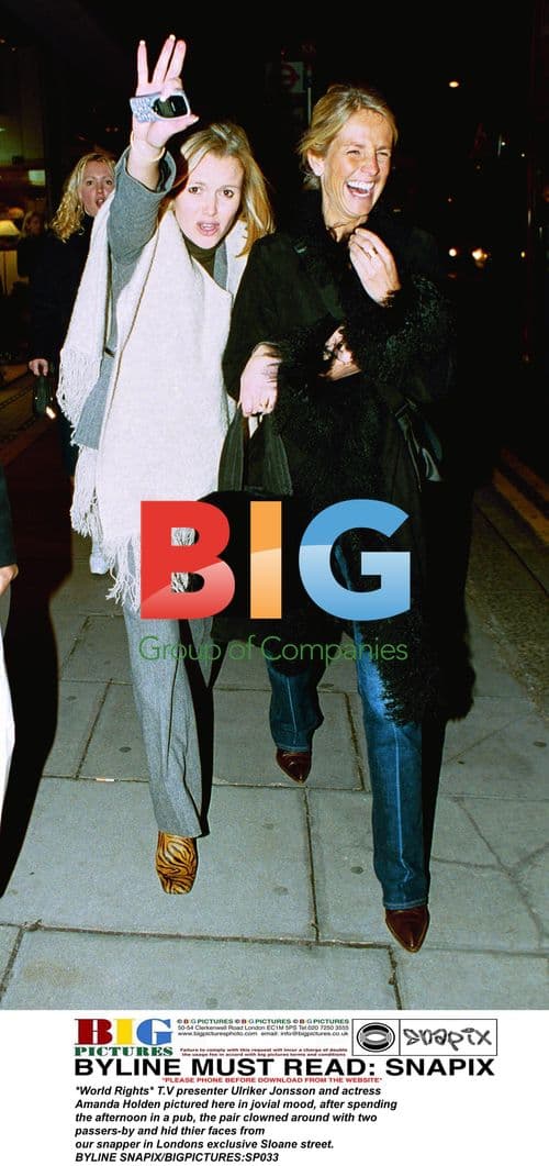 Ulriker Jonsson and Amanda Holden Captured on Sloane Street