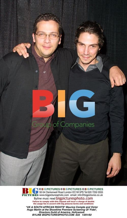 Maurice Compte and Victor Hugo Martin at 'Fidel' Premiere