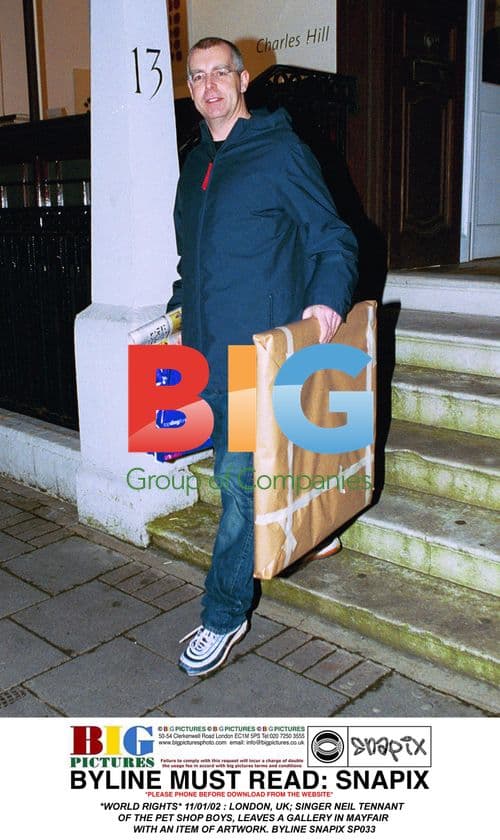 Neil Tennant Leaves Mayfair Gallery