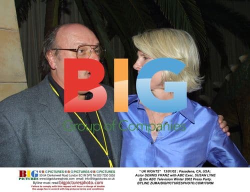 Dennis Franz and Susan Lyne at ABC Winter Press Party