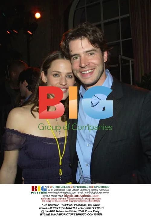 Jennifer Garner and Scott Foley at ABC Winter Press Party