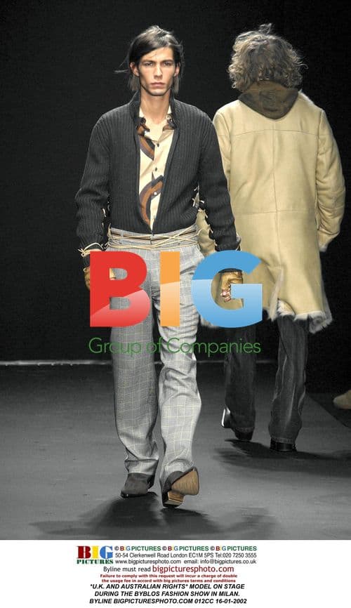 Byblos Fashion Show Model on Stage