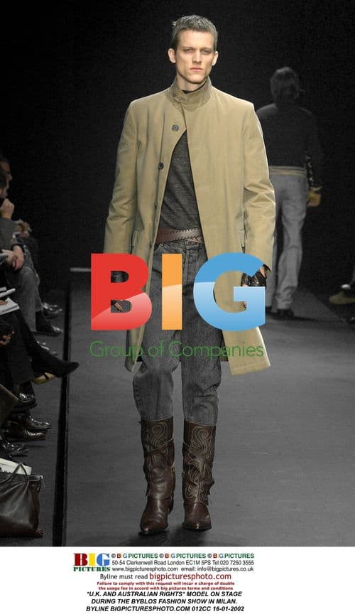 Model on stage at Byblos Fashion Show