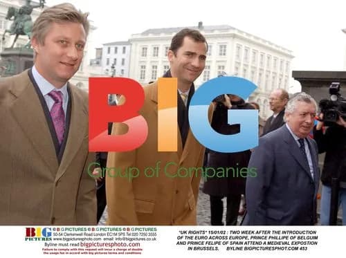 Princes Philippe and Felipe Attend Medieval Expo
