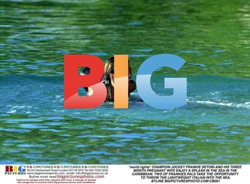 Frankie Detori and Wife in Caribbean