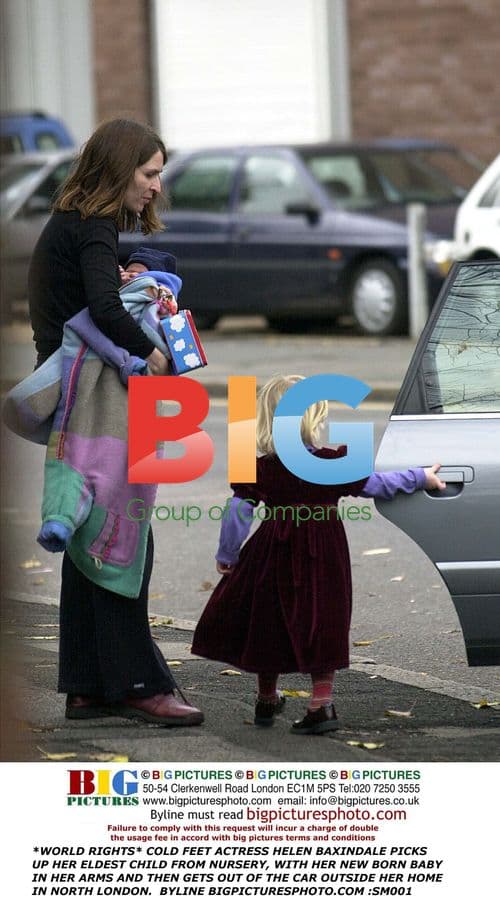 Cold Feet actress Helen Baxindale with kids