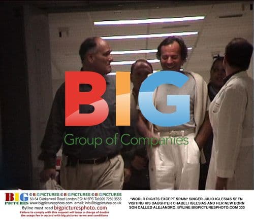 Julio Iglesias visits daughter Chabeli and grandson