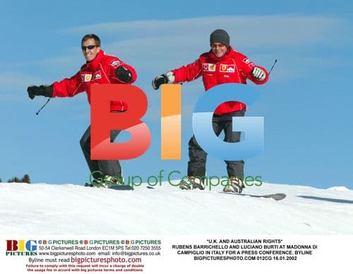 Barrichello and Burti at Press Conference in Italy