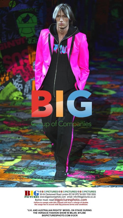 Versace Fashion Show in Milan