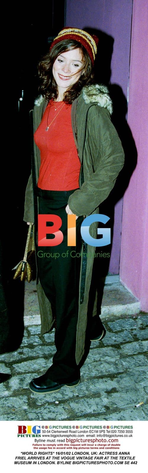 Anna Friel at Vogue Vintage Fair in London