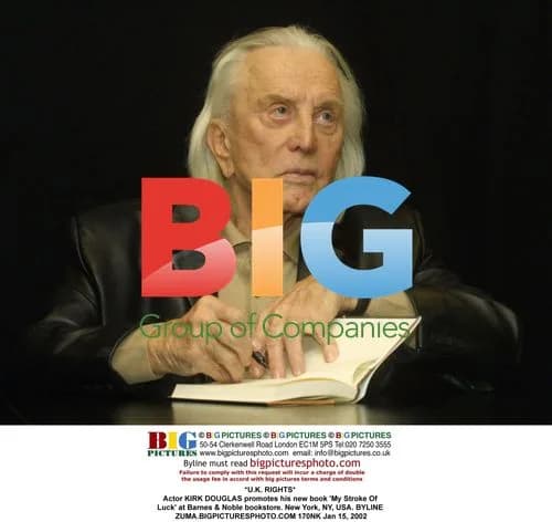 Kirk Douglas promotes new book in New York