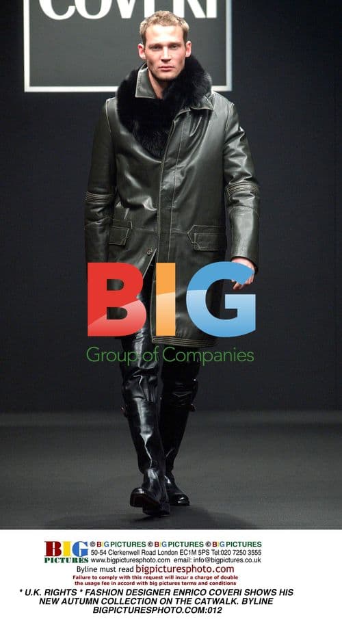 Fashion Designer Enrico Coveri Shows Autumn Collection