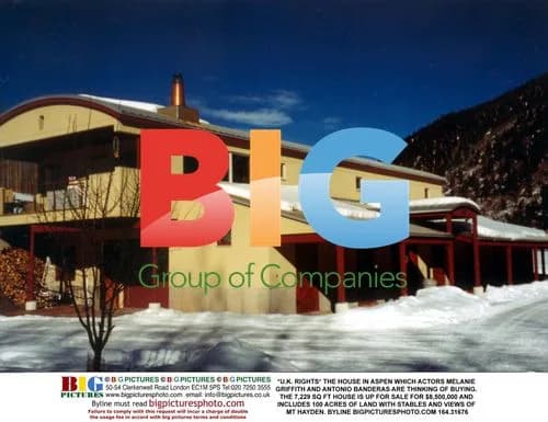 Melanie Griffith and Antonio Banderas' Aspen Home