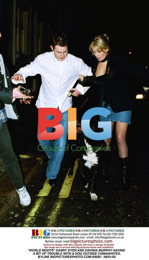 Danny Dyer and Davinia Murphy with Dog