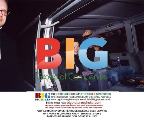 Enrique Iglesias Seen Leaving Mr Chows in London