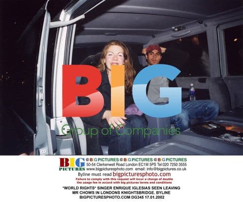 Enrique Iglesias Leaves Mr Chow's in London