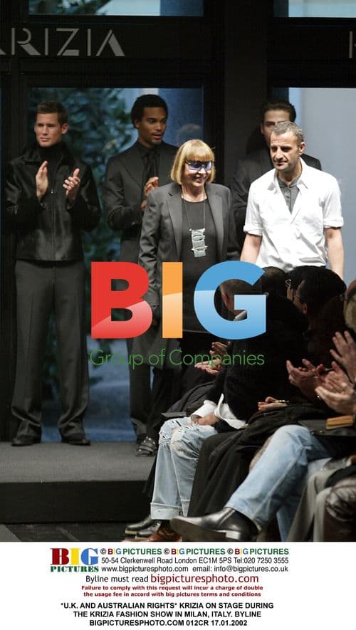 Krizia Fashion Show in Milan, Italy