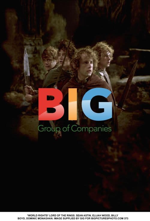 LOTR Film Still with Cast